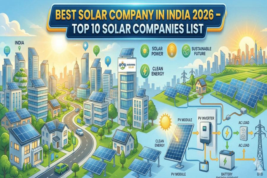 Best Solar Company in India 2026 – Top 10 Solar Companies List