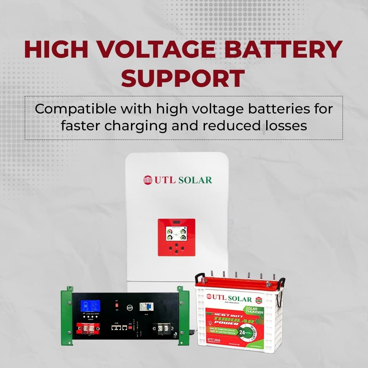 8 kVA High Frequency Solar Hybrid Inverter | HYB-8-GXLT2